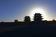 嘉峪關日出