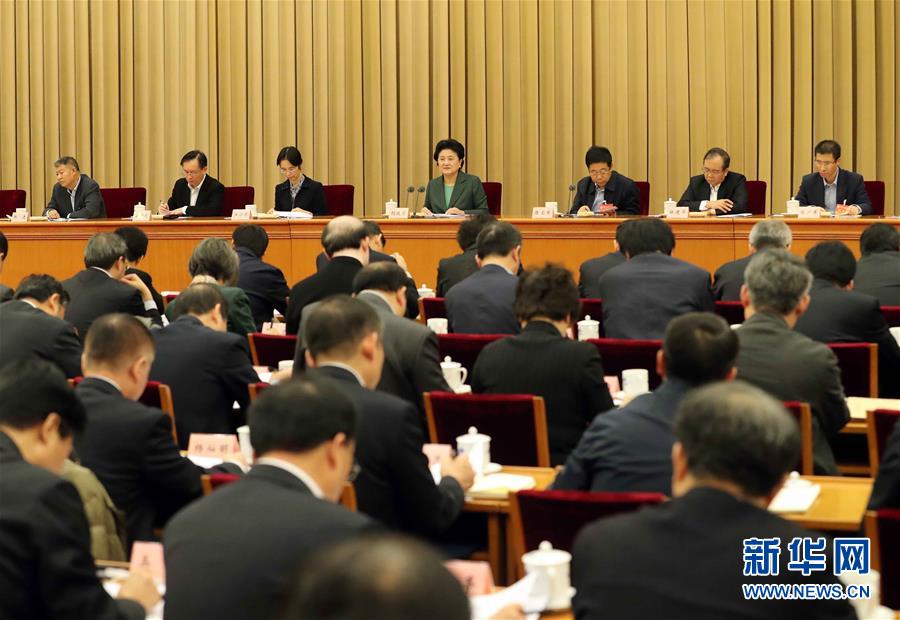 12月9日，中共中央政治局委員、國務院副總理劉延東在北京出席教育部直屬高校工作咨詢委員會第26次全體會議并講話。 新華社記者劉衛兵攝
