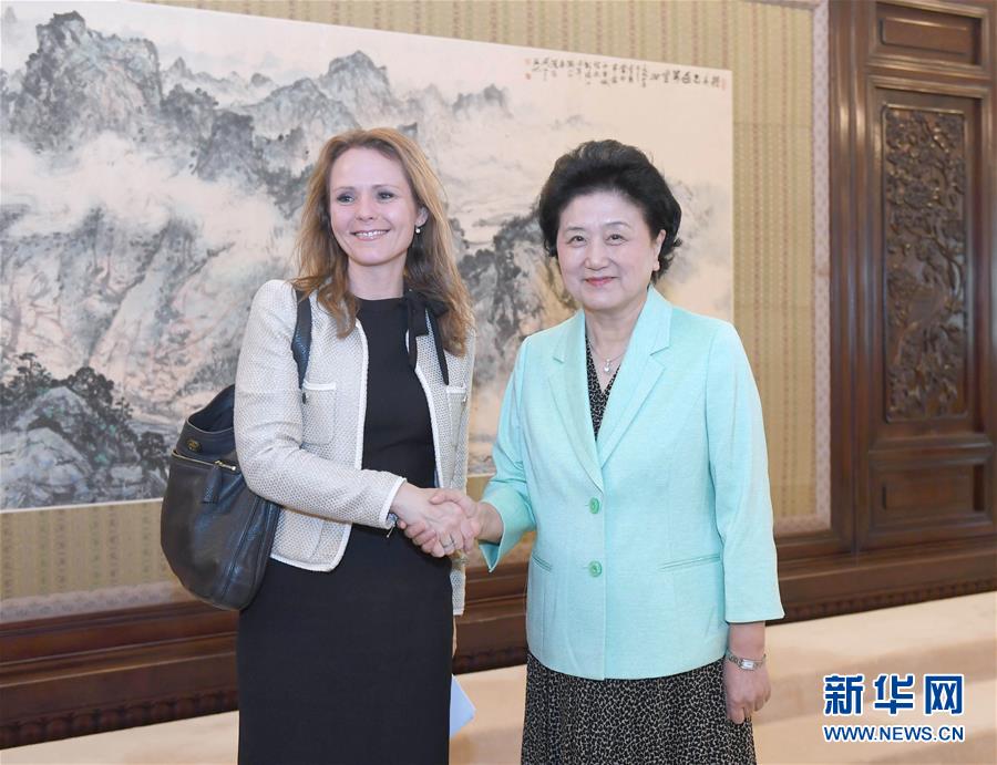 （XHDW）劉延東會見世界反興奮劑機構副主席、挪威文化大臣琳達&middot;海勒蘭