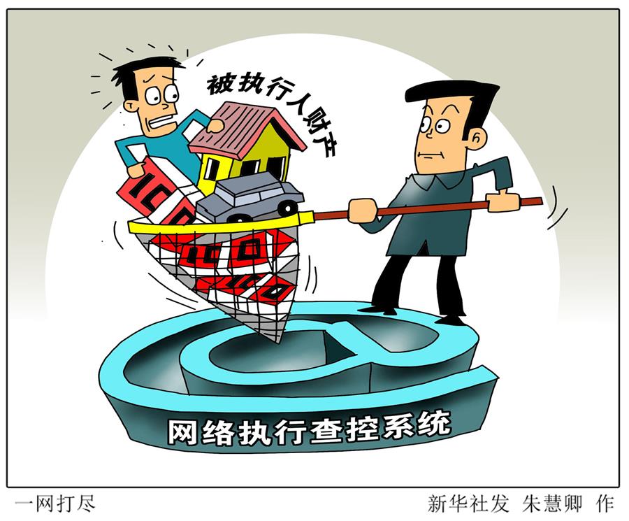 （圖表&middot;漫畫）[兩會今日關注&middot;破解&ldquo;執行難&rdquo;]一網打盡 