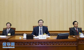 張德江出席十二屆全國人大常委會第七次會議閉幕會