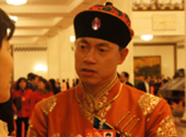 來(lái)自?xún)?nèi)蒙古的十八大代表孟立志接受專(zhuān)訪