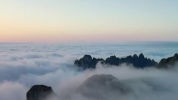 微視頻：&ldquo;海&rdquo;上日出 云瀉天河