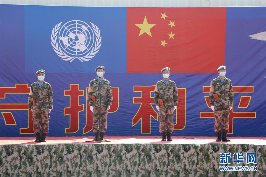 （國際）（3）中國赴蘇丹達爾富爾維和直升機分隊全體官兵榮獲聯合國&ldquo;和平榮譽勛章&rdquo;