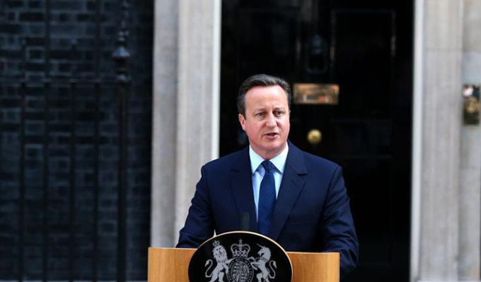 英國首相卡梅倫就&ldquo;脫歐&rdquo;公投發表講話