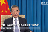王毅：中方堅決反對人為制造所謂&ldquo;新冷戰&rdquo;